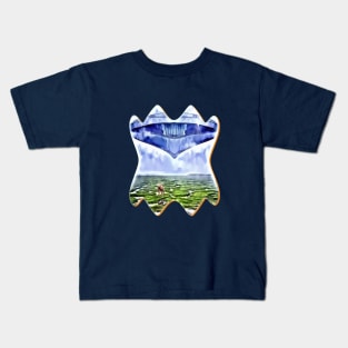 Ufo on horse UFO Kids T-Shirt